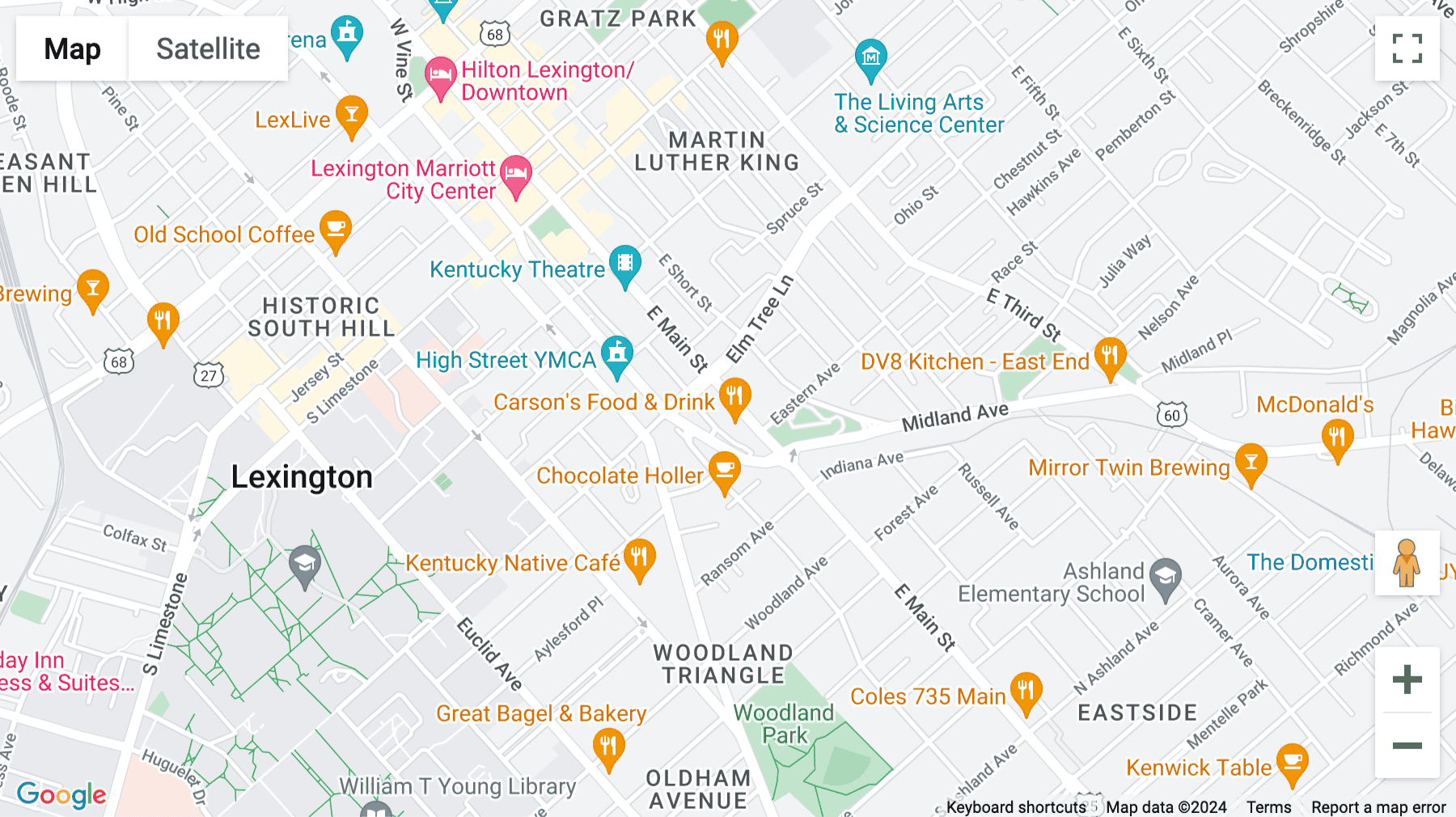 Click for interative map of 348 E. Main Street, Lexington, Lexington