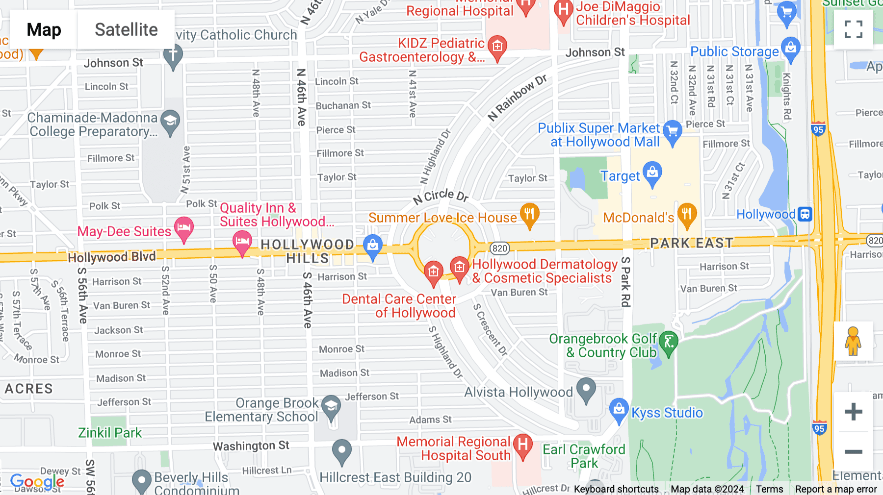 Click for interative map of 4000 Hollywood Blvd, Suite 555-S, Hollywood, Florida, Hollywood