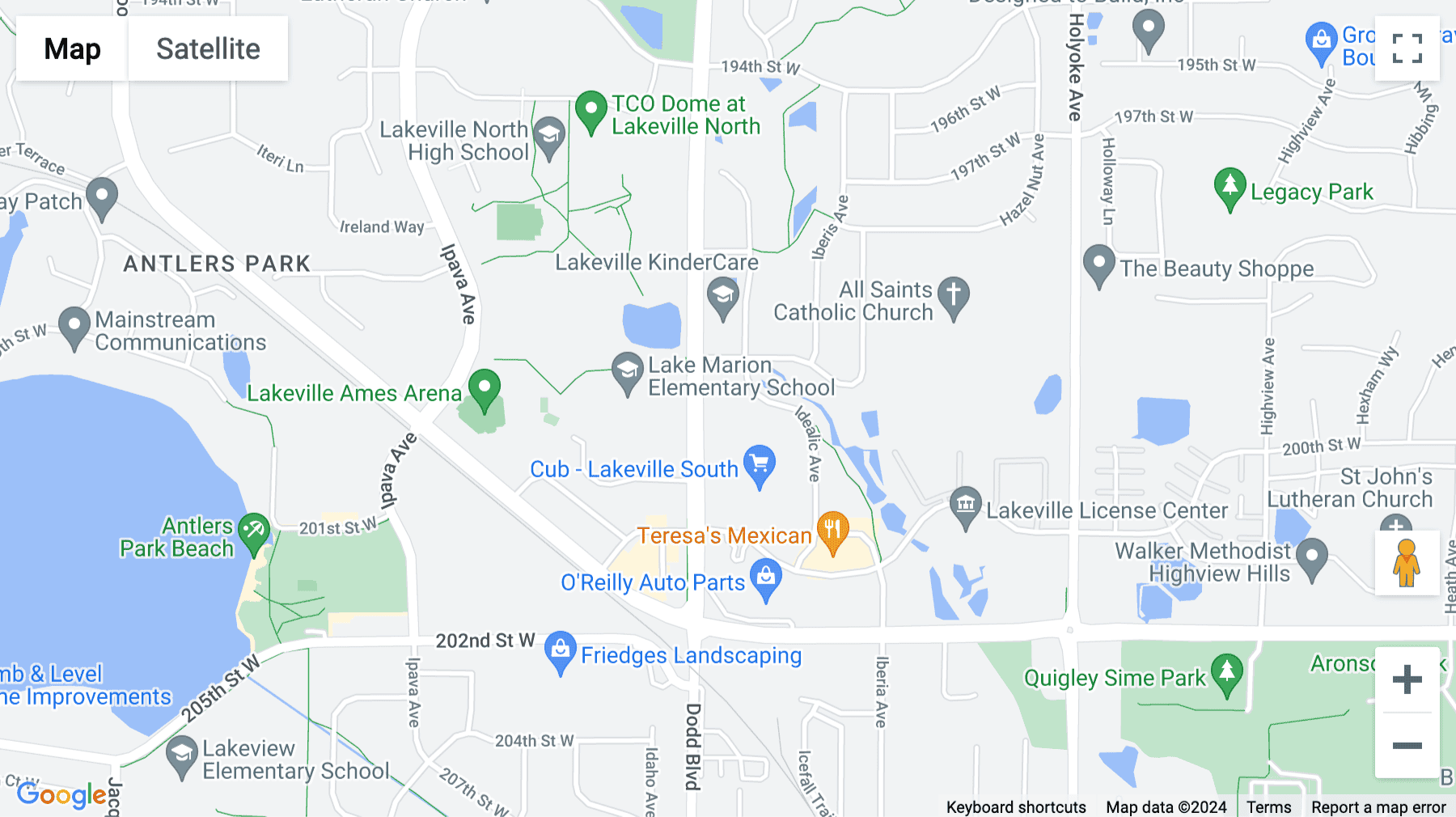 Click for interative map of 19950 Dodd Blvd, Lakeville, Minnesota, Lakeville