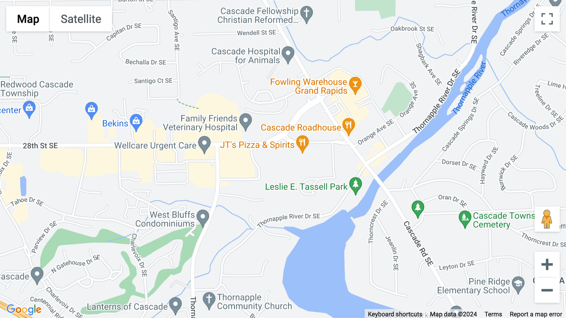 Click for interative map of 6660 Old 28th Street SE, Grand Rapids, Michigan, Grand Rapids