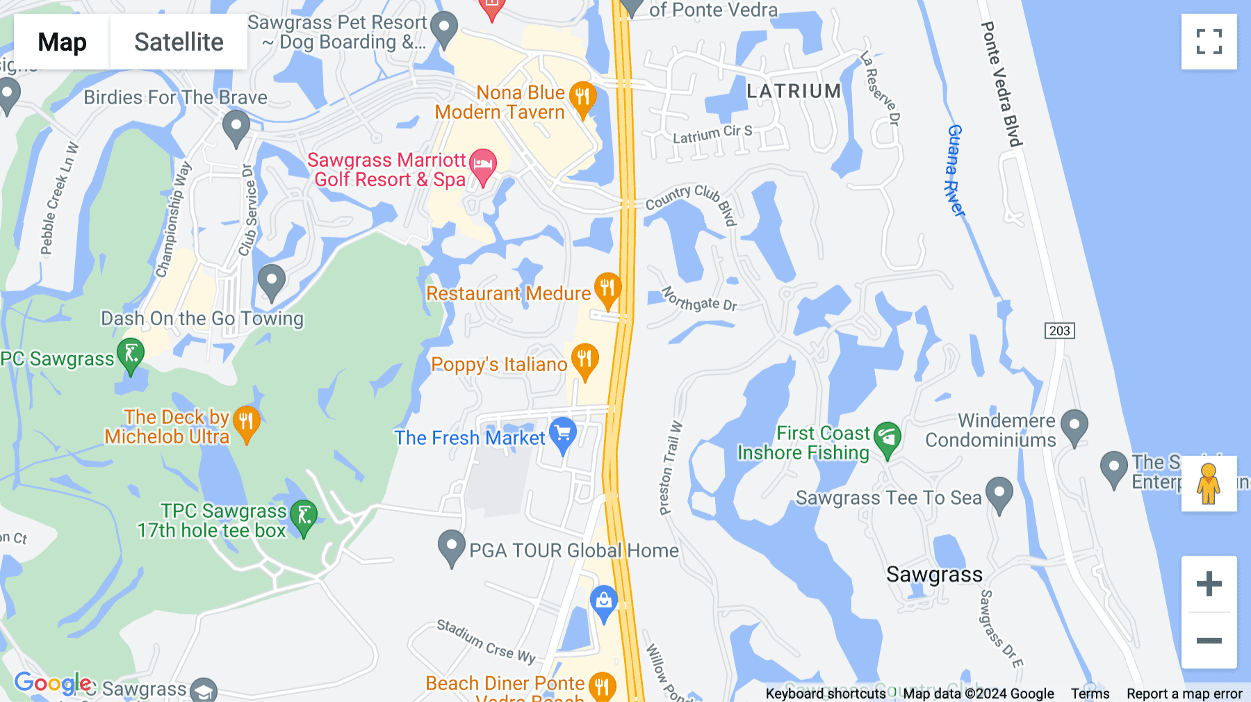 Click for interative map of 822 N. A1A Highway, Suite 310, Jacksonville, Jacksonville