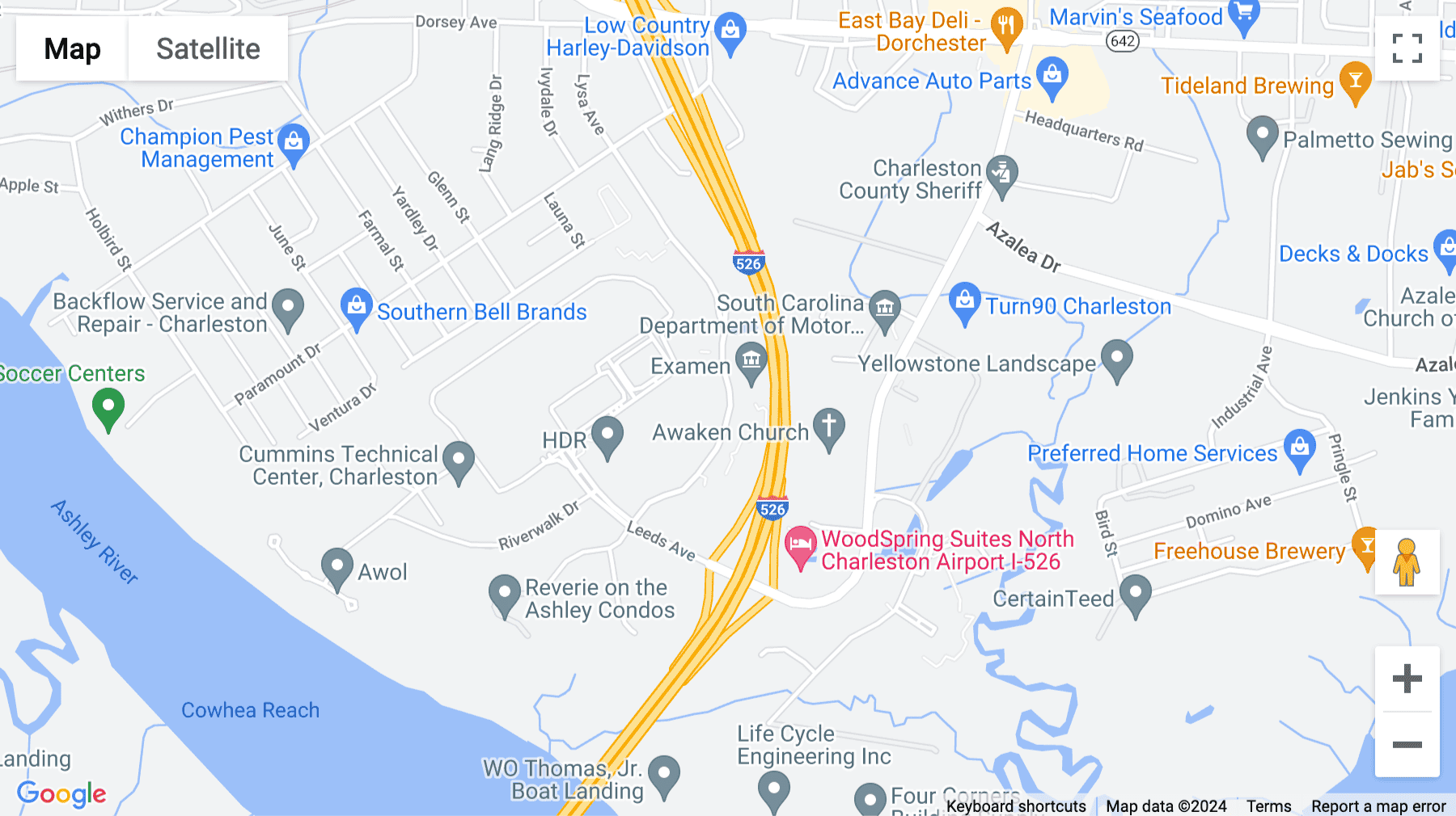 Click for interative map of 4000 S. Faber Place Drive, Charleston, South Carolina, Charleston
