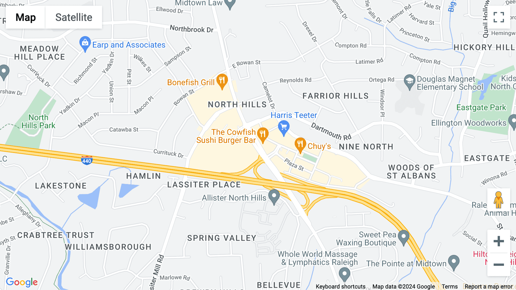 Click for interative map of 4208 Six Forks Road, Suite 1000, Raleigh, North Carolina, Raleigh
