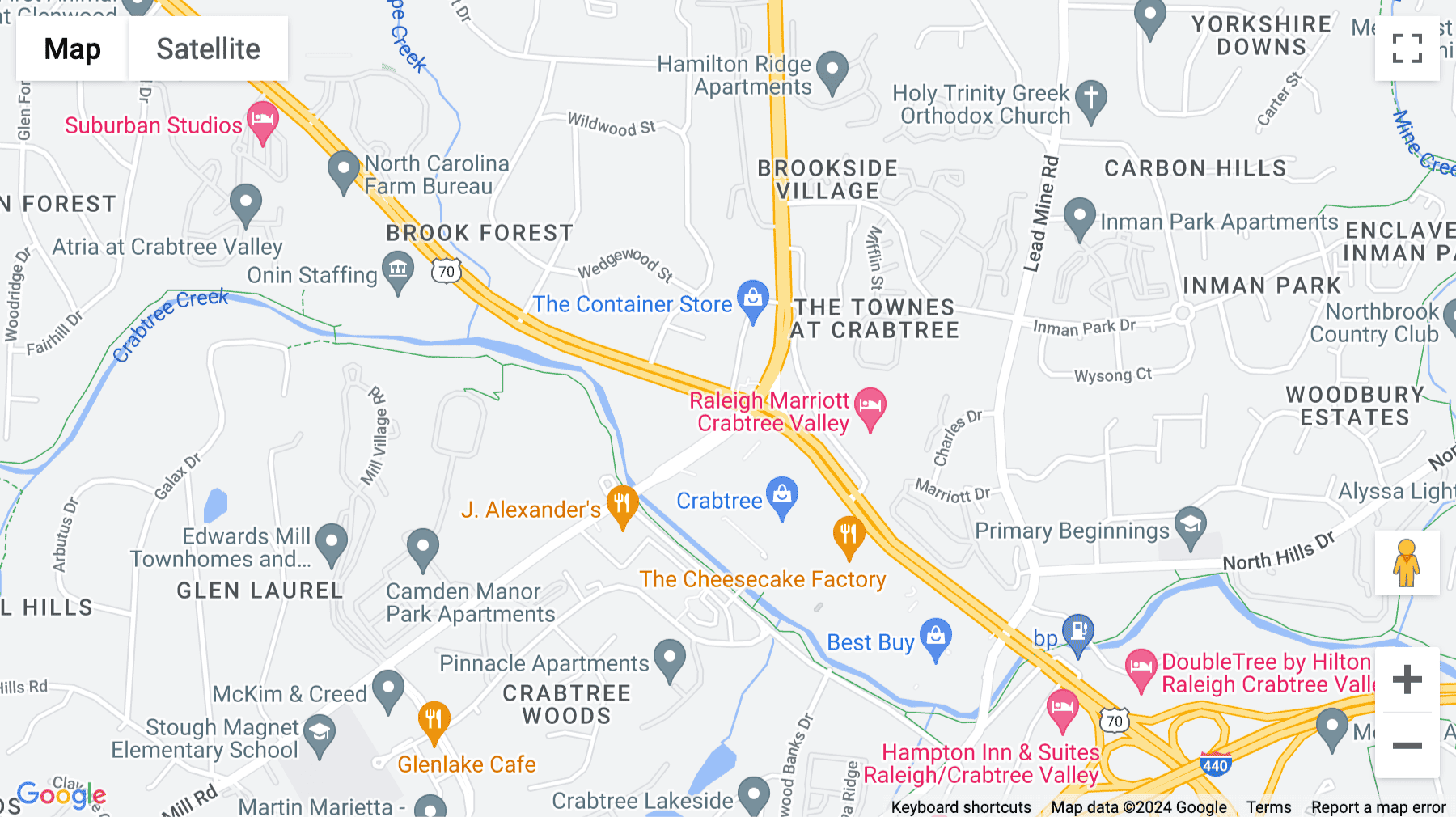 Click for interative map of 4801 Glenwood Avenue, Suite 200, Raleigh, North Carolina, Raleigh
