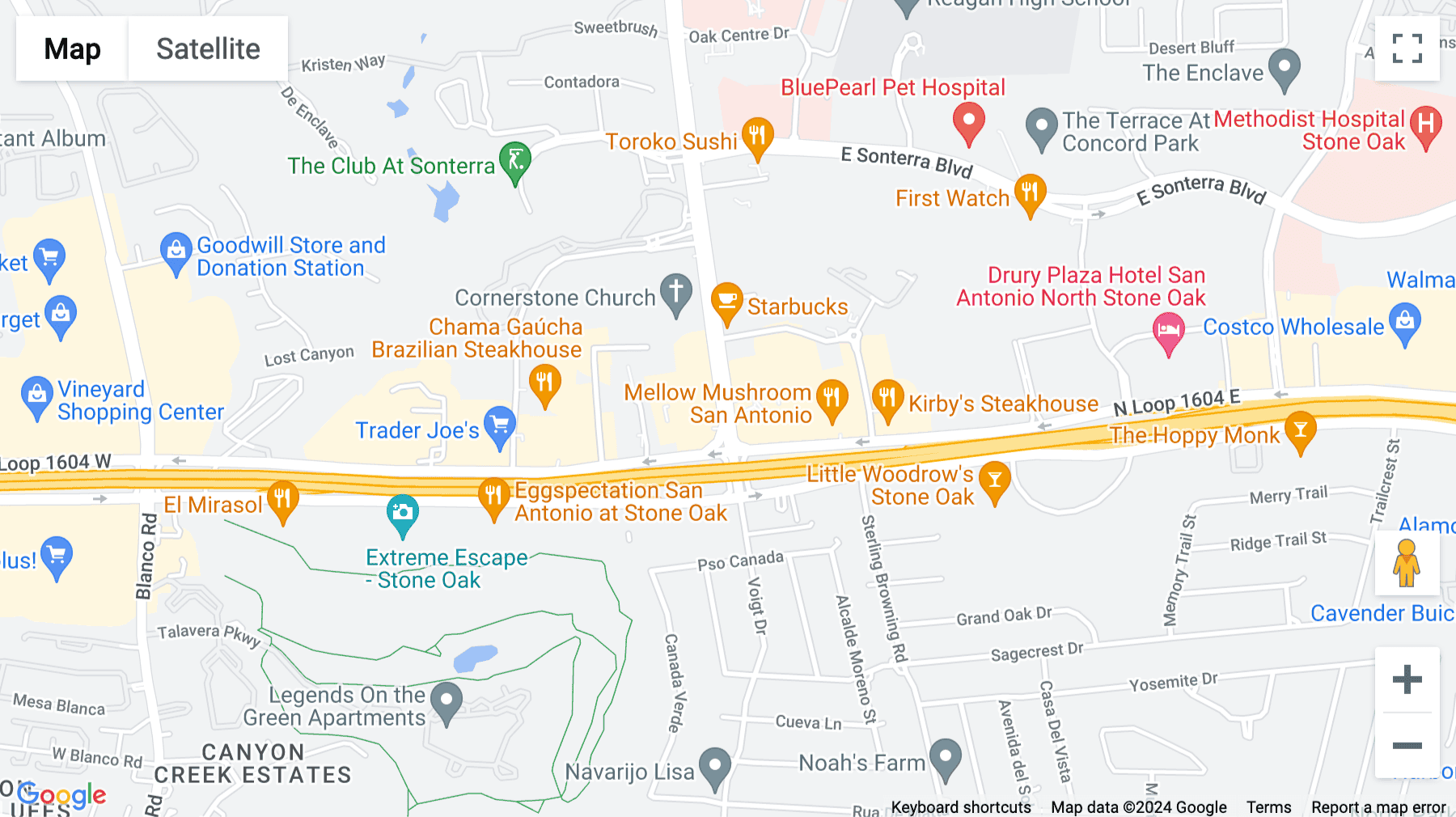 Click for interative map of 18756 Stone Oak Parkway, San Antonio, Texas, San Antonio