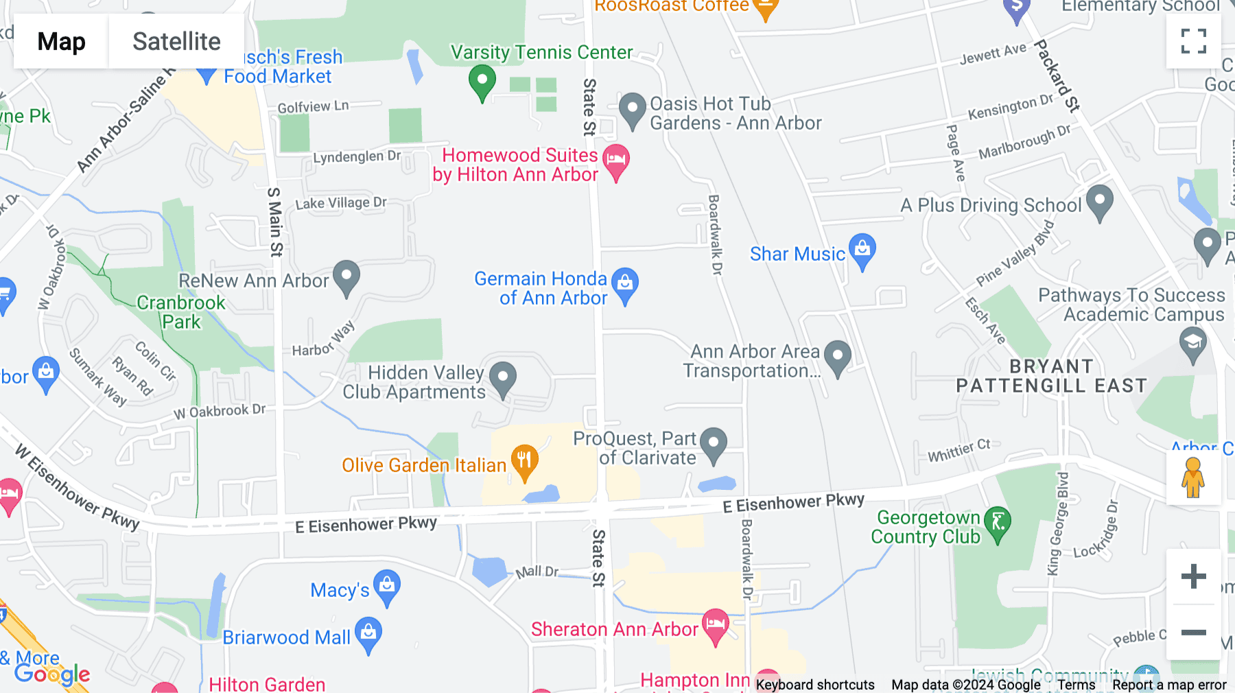 Click for interative map of 2723 South State Street, An Arbor, Ann Arbor