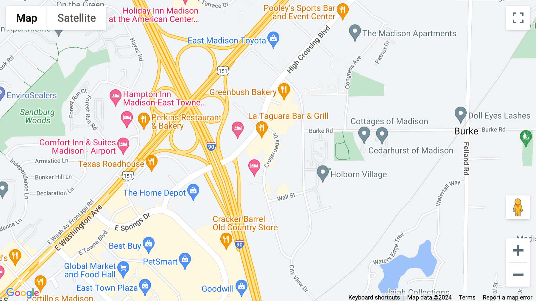 Click for interative map of Park Bank Plaza, 2810 Crossroads Drive, Suite 4000, Madison, Wisconsin, Madison