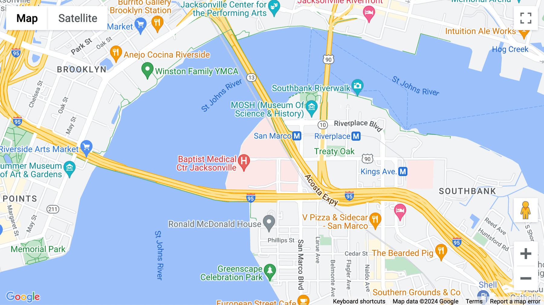 Click for interative map of 841 Prudential Drive, 12th Floor, Jacksonville, Florida, Jacksonville