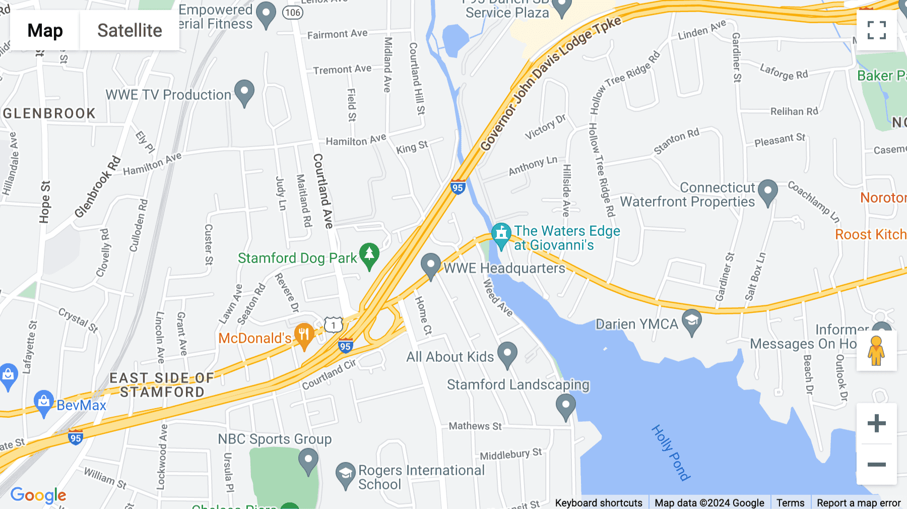 Click for interative map of Soundview Plaza, 1266 E. Main Street, Stamford