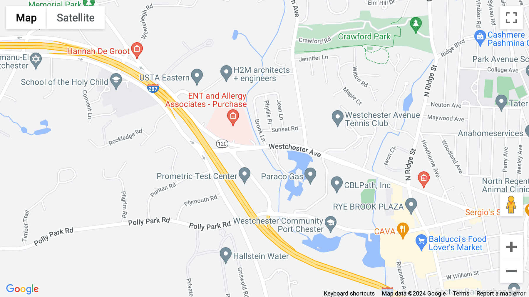 Click for interative map of 800 Westchester Avenue, Rye Brook, New York State, Rye Brook