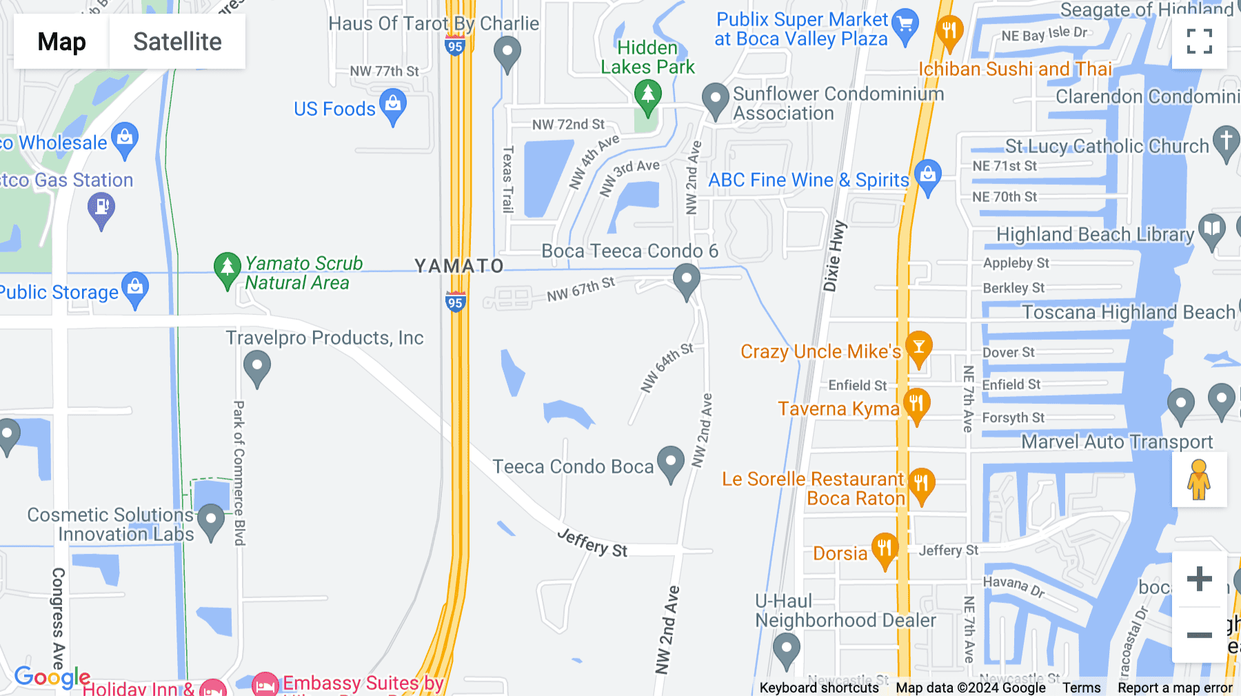 Click for interative map of 621 North West 53rd Street, Suite 240, Boca Raton, Florida, Boca Raton