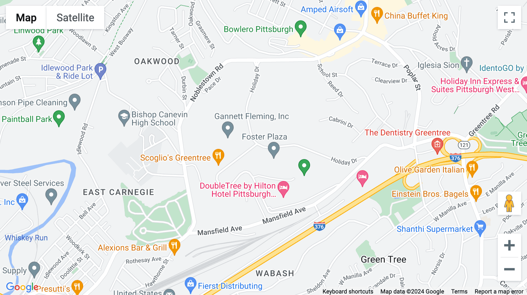 Click for interative map of 651 Holiday Drive, Suite 300, Foster Plaza Centre, Pittsburgh, Pennsylvania, Pittsburgh