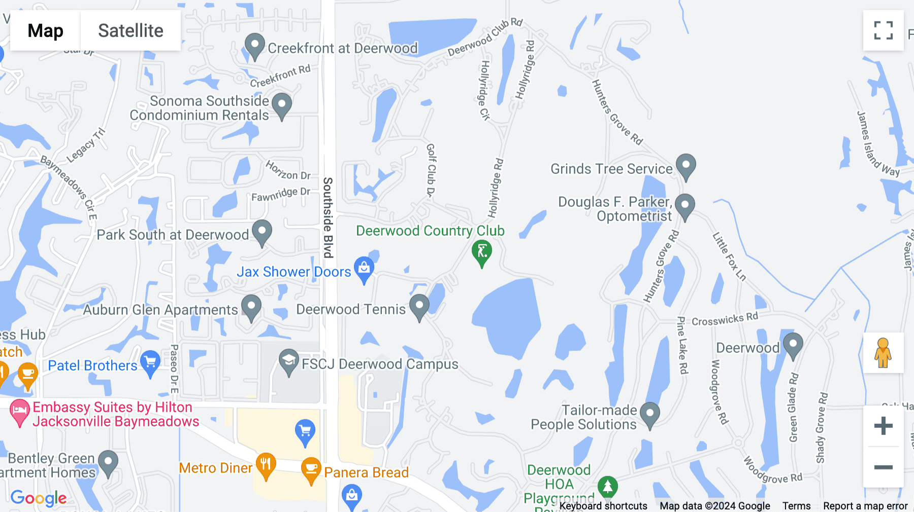 Click for interative map of 10151 Deerwood Park Boulevard, Suite 250, Building 200, Deerwood Park Centre, Jacksonville