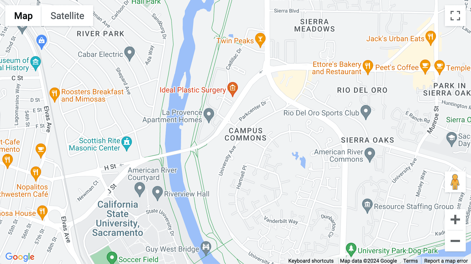 Click for interative map of 777 Campus Commons Road, Suite 200, Campus Commons Centre, Sacramento, California, Sacramento