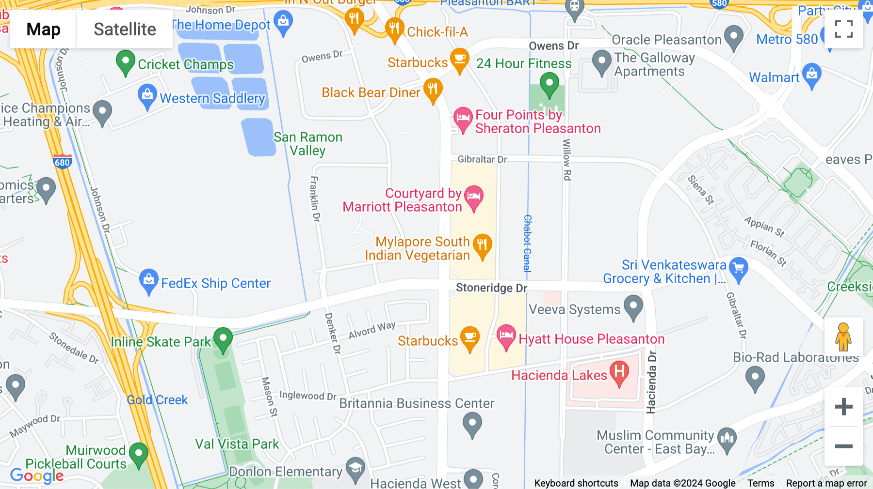 Click for interative map of 4900 Hopyard Road, Suite 100, Pleasanton Centre, Pleasanton, California, USA, Pleasanton
