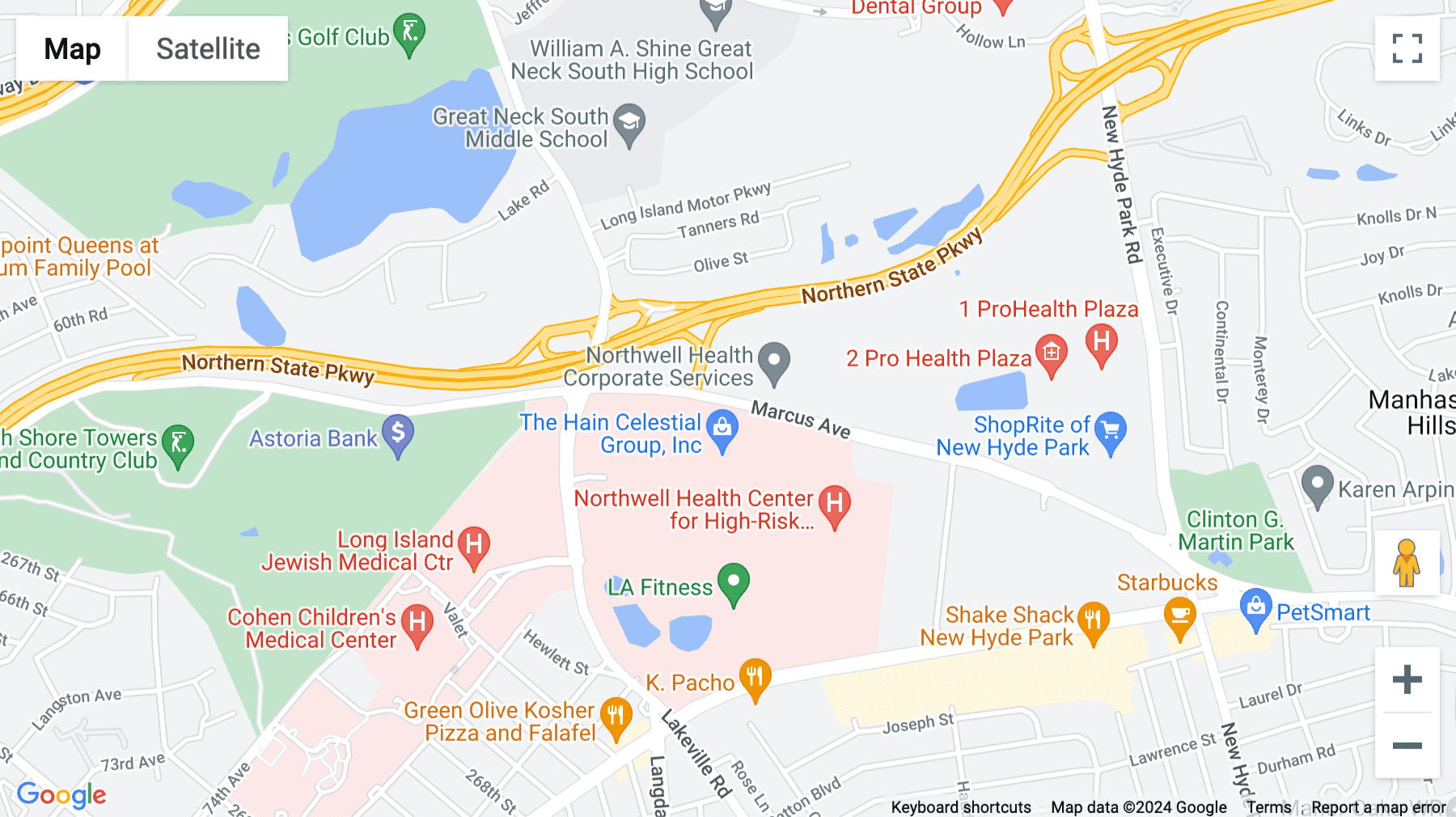 Click for interative map of 1979 Marcus Avenue, Suite 210, Lake Success Centre, New Hyde Park, New York State, New Hyde Park