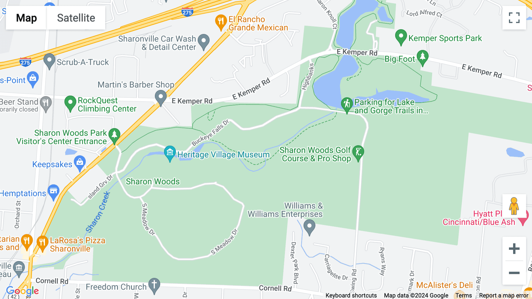 Click for interative map of 300 East Business Way, Sharonville, Suite 200, Summit Woods, Cincinnati