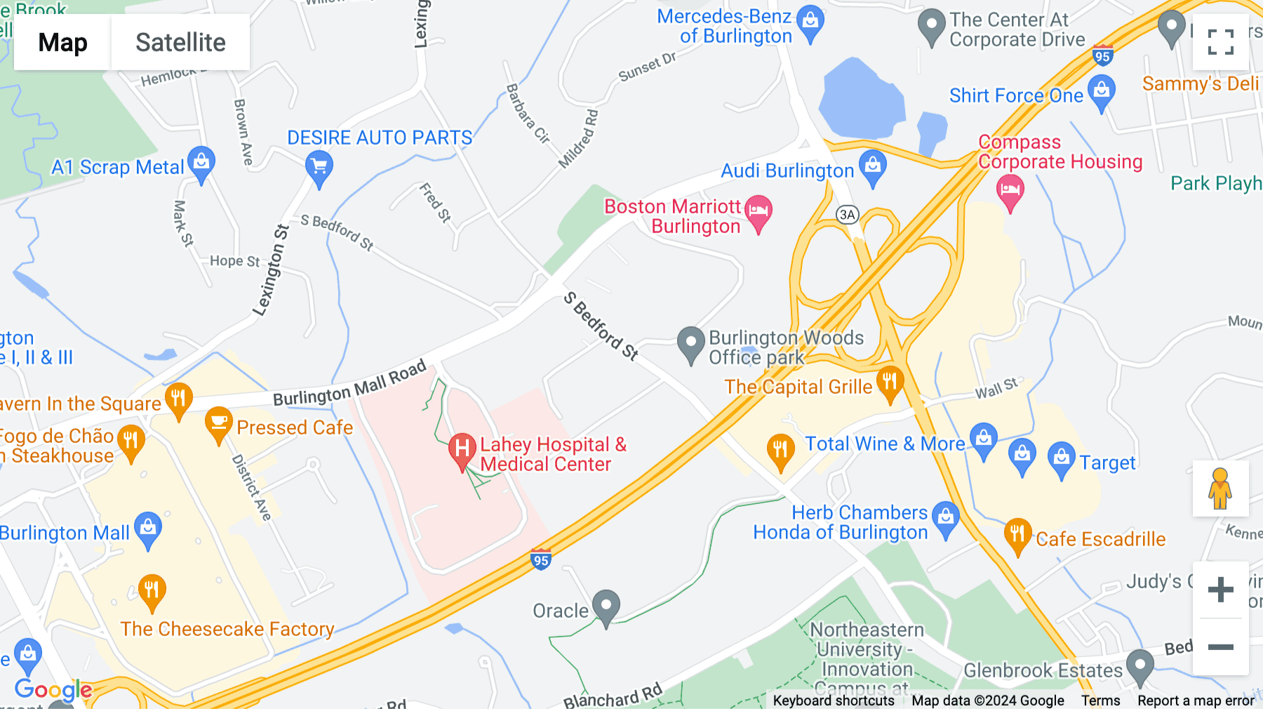 Click for interative map of 67 South Bedford Street, Suite 400 West, Suite 400 West, Burlington, Burlington