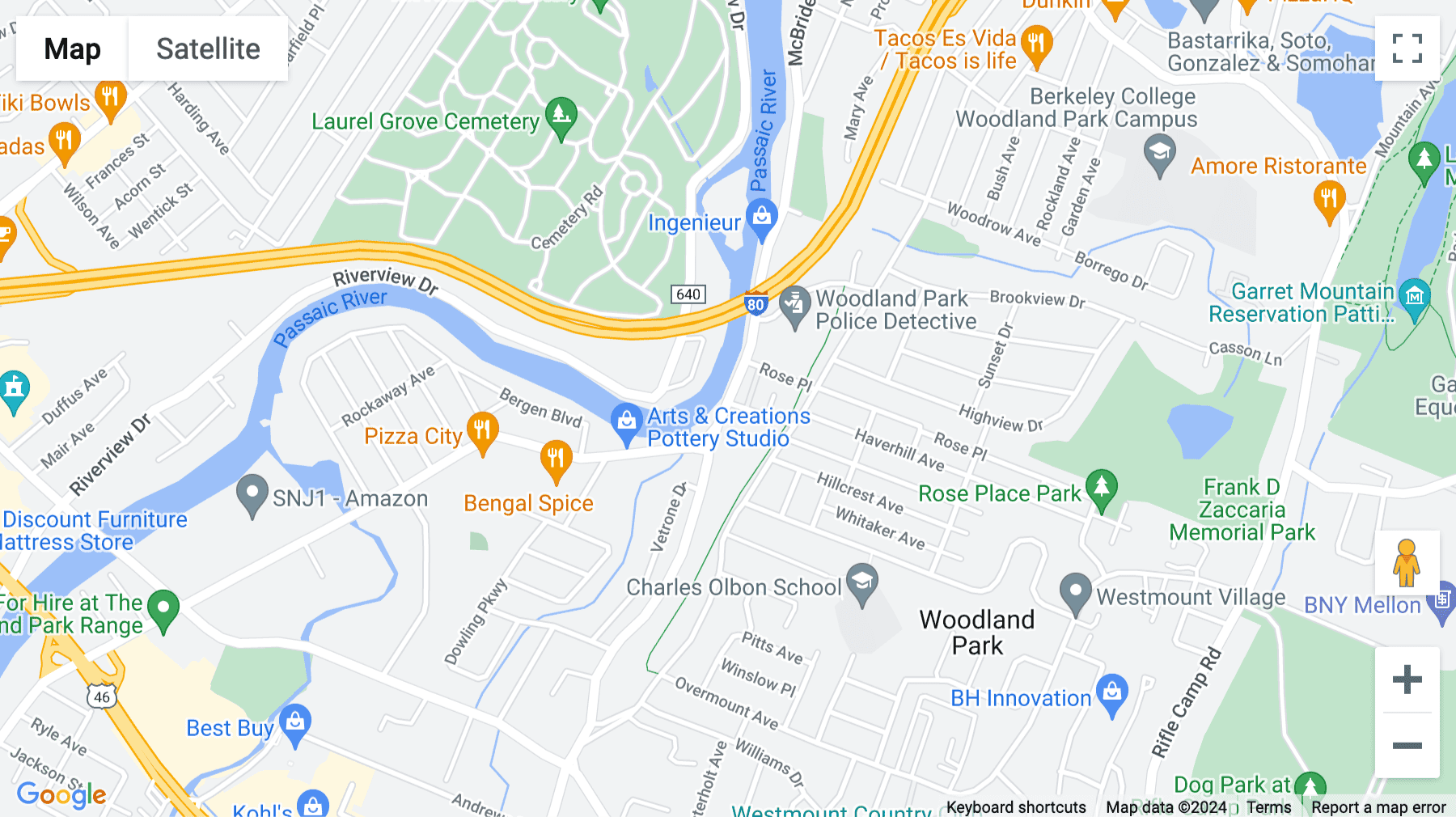 Click for interative map of 897 McBride Avenue, West Preston, New Jersey, USA, West Paterson