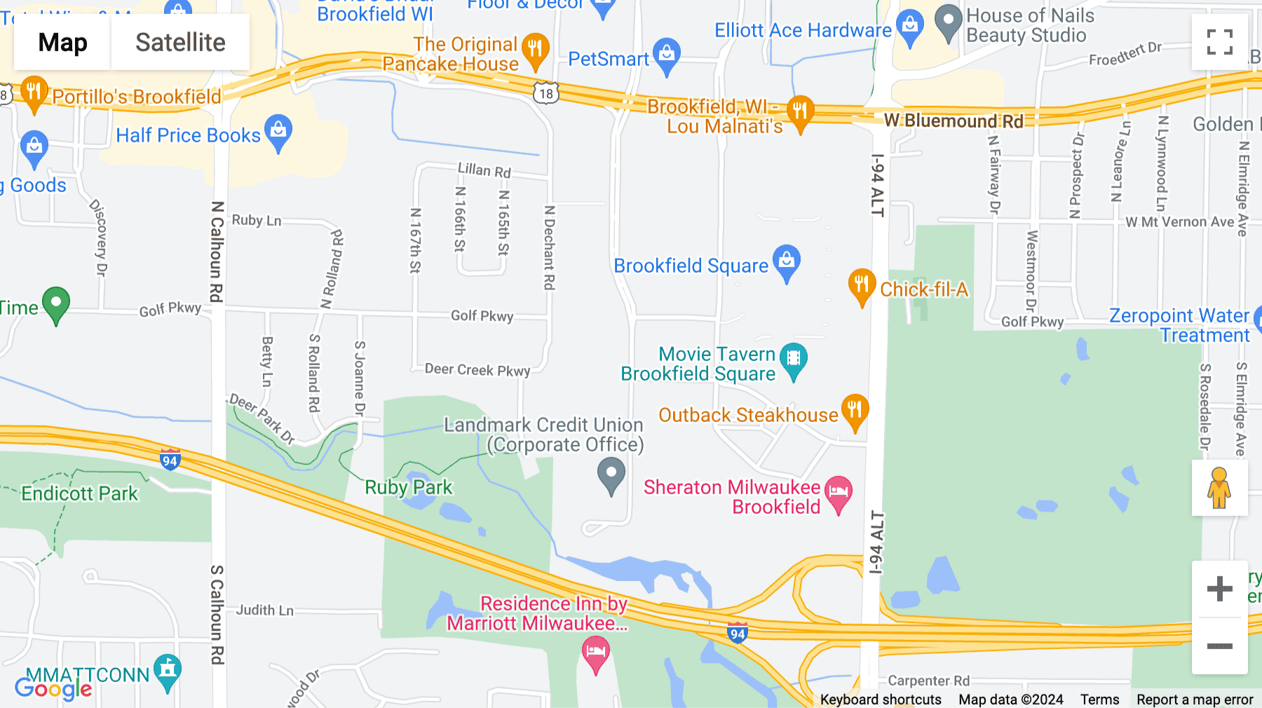 Click for interative map of 200 South Executive Drive, Suite 101, Brookfield