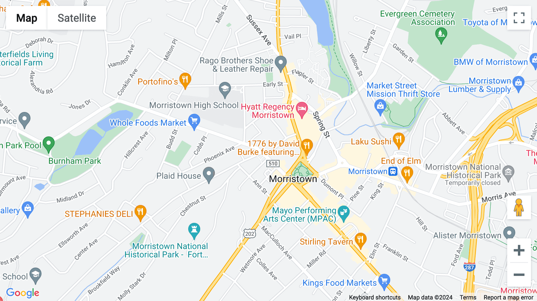 Click for interative map of 89 Headquarters Plaza, North Tower, 14th Floor, Morristown, New Jersey, Morristown