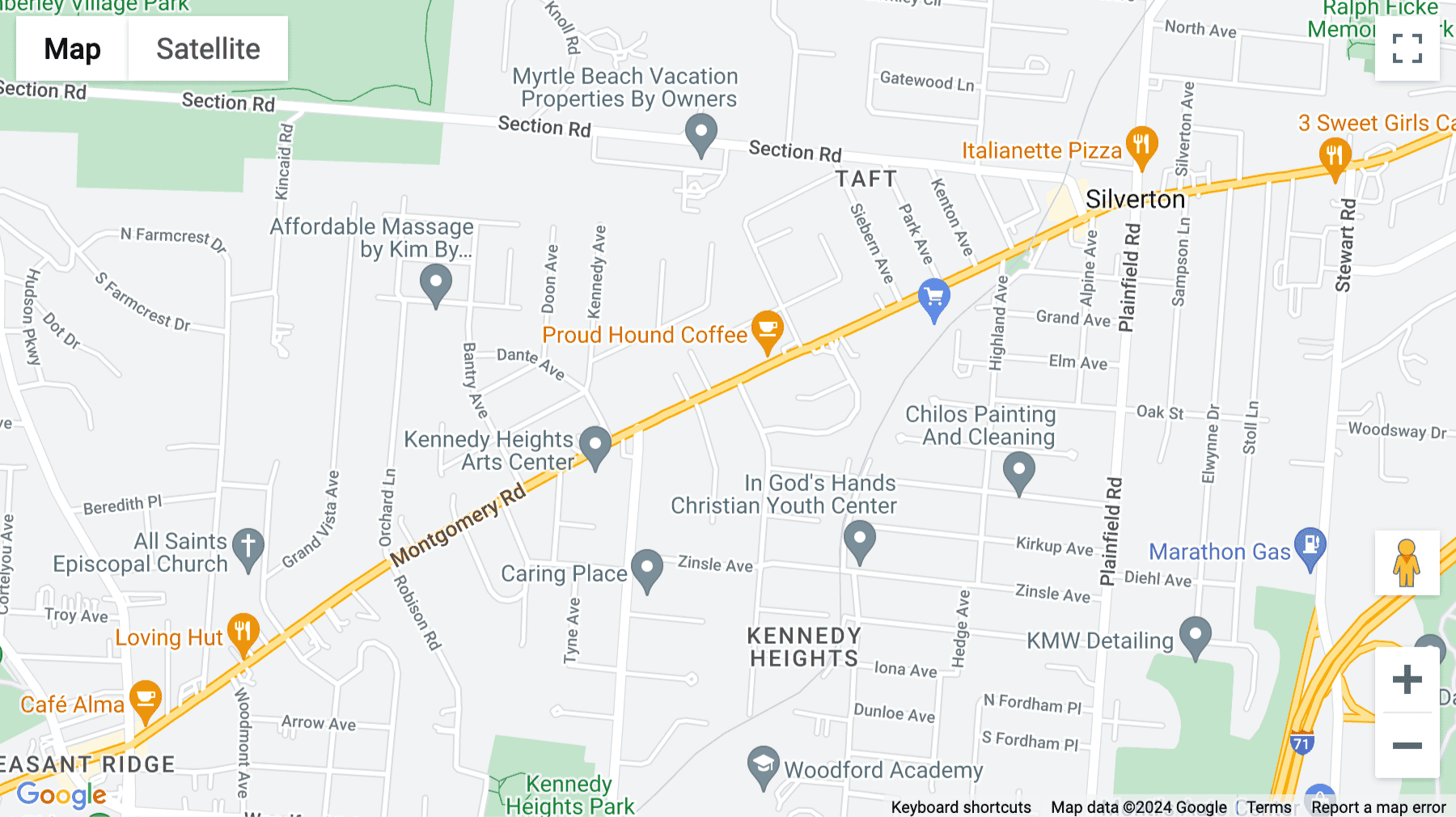 Click for interative map of 8044 Montgomery Road, Suite 700, Montgomery Center, Cincinnati