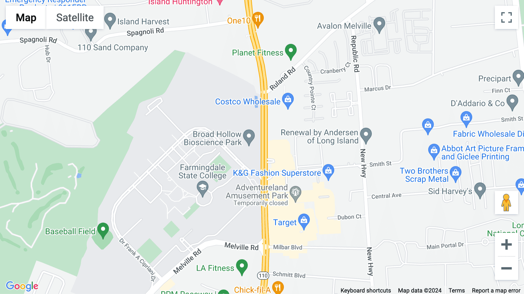 Click for interative map of 200 Broadhollow Road, Suite 207, Melville Broadhollow Center, Melville