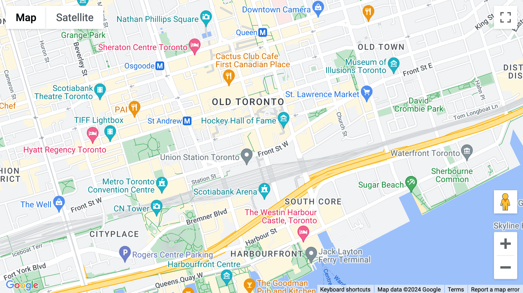 Click for interative map of 161 Bay Street,   BCE Place, Canada Trust Tower (27th Floor), Toronto