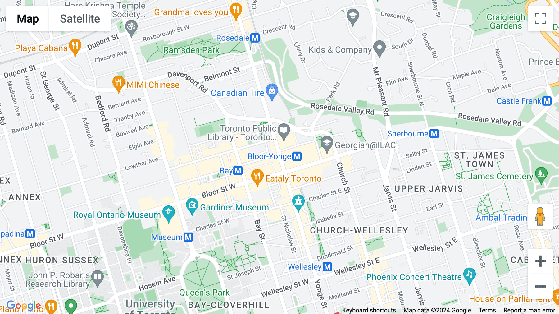 Click for interative map of 2 Bloor Street East,  Suite 3500, Toronto