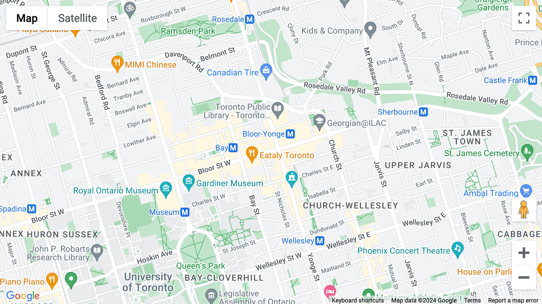 Click for interative map of 2 Bloor Street West,  Suite 700, Toronto