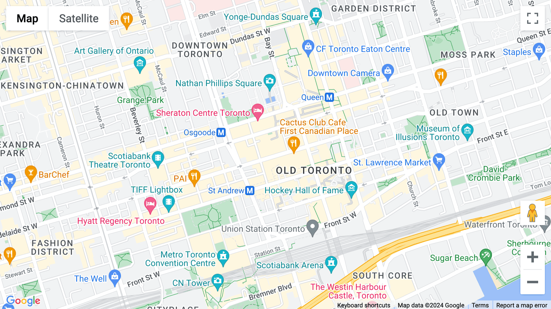 Click for interative map of Suite 2500, 120 Adelaide Street West, Toronto