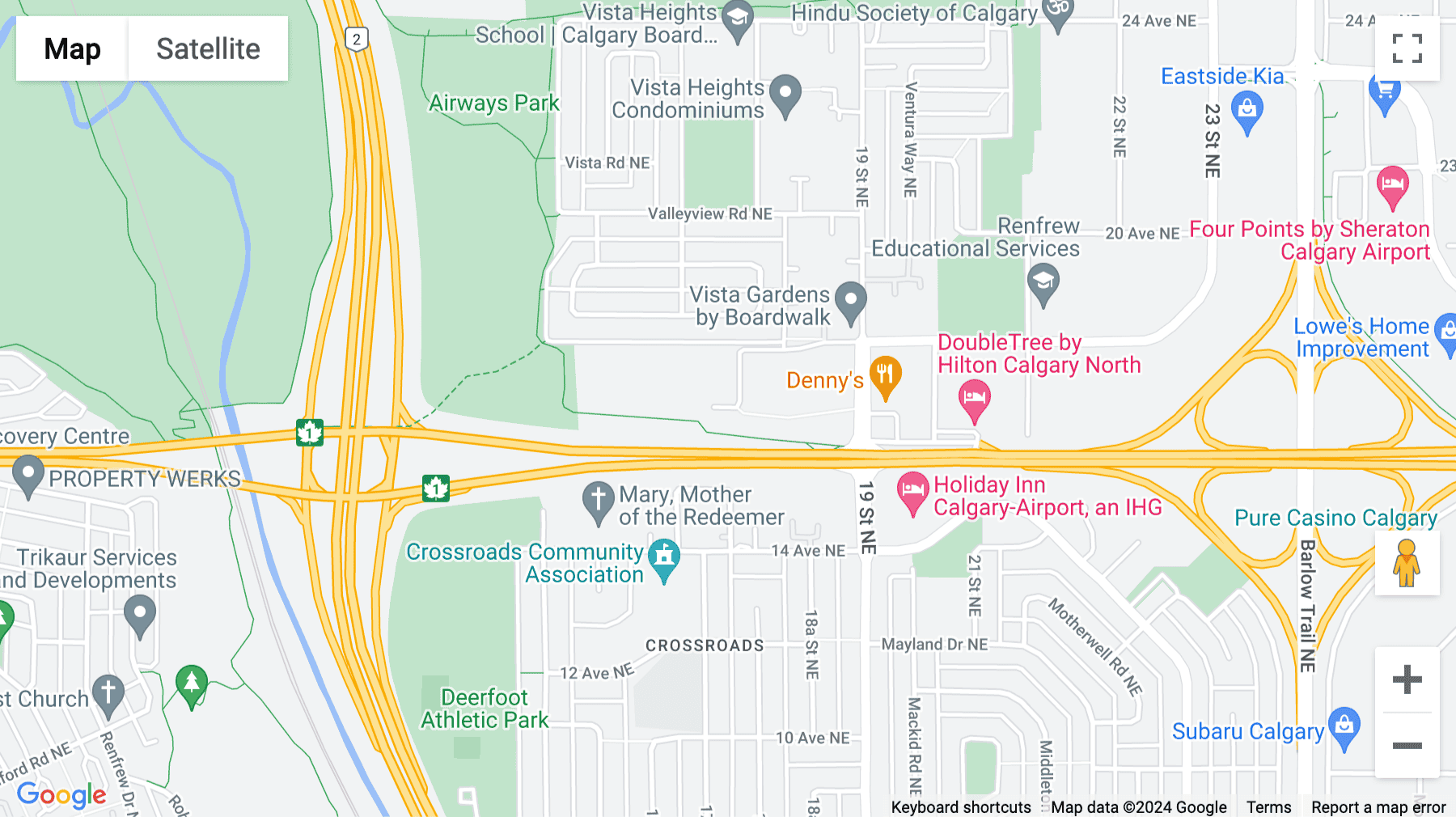 Click for interative map of 1925- 18th Ave NE, Floor 115, Calgary, Calgary