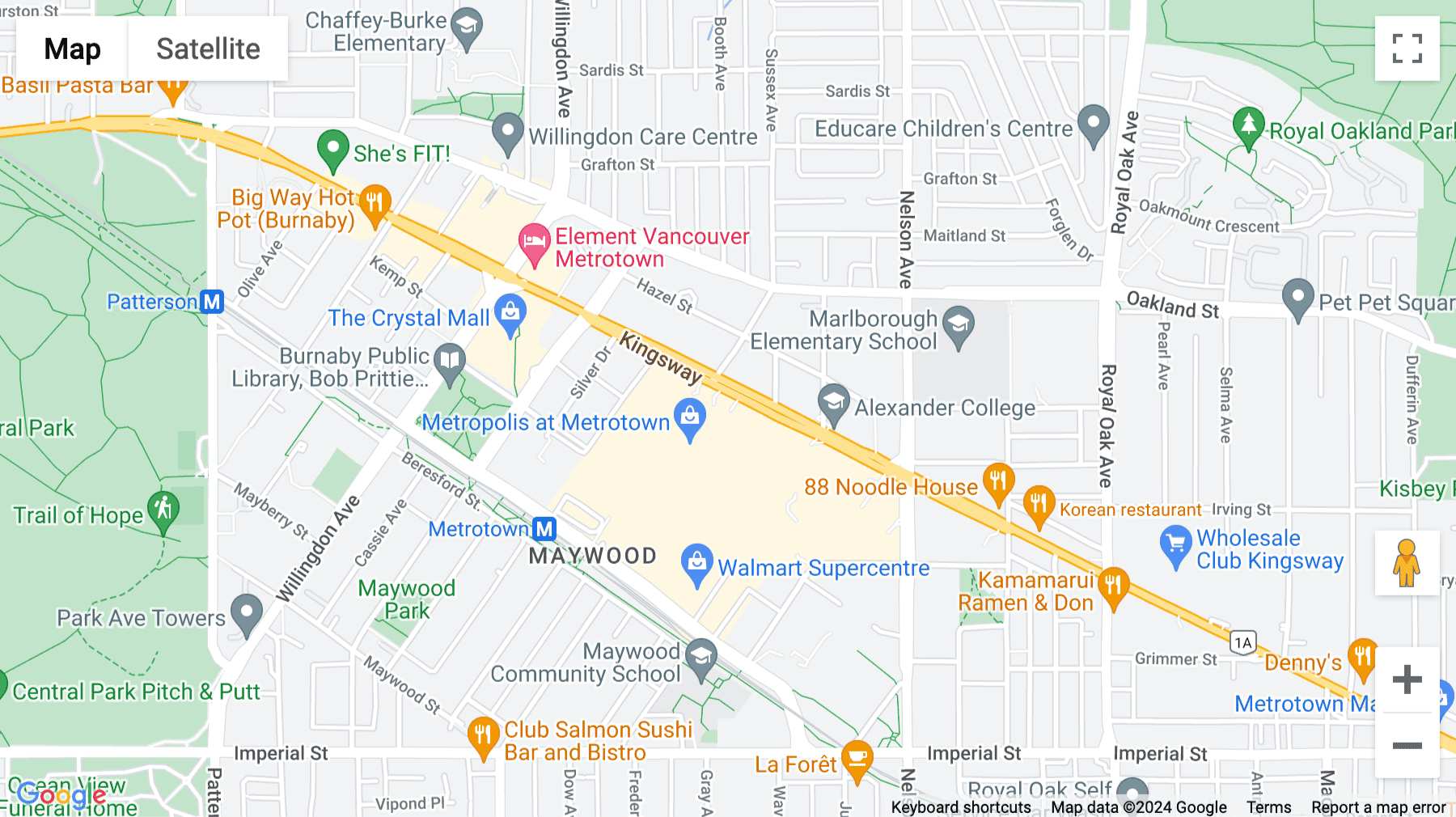 Click for interative map of 4720 Kingsway, Suite 2600, Burnaby, Burnaby