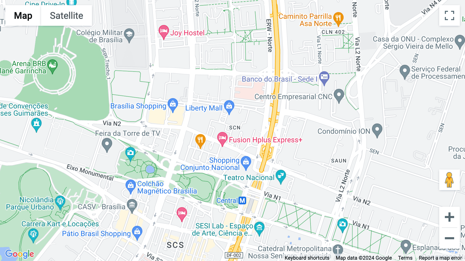 Click for interative map of SCN-Q2 Bloco A, 5th Floor, Corporate Financial Center, Brasilia, Brazil, Brasilia