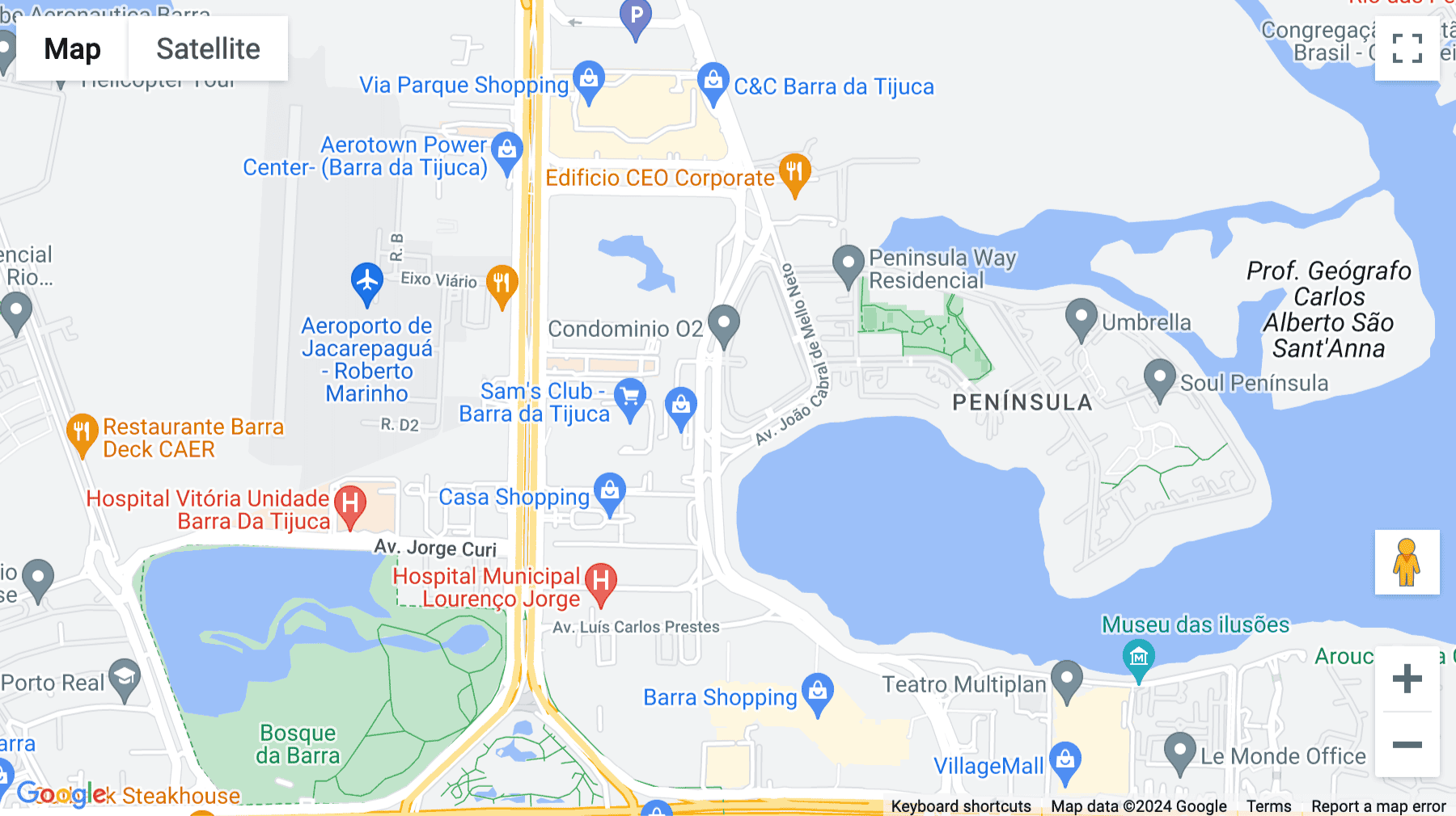 Click for interative map of José Silva de Azevedo Neto Av.,  200,Barra da Tijuca, Rio de Janeiro, Brazil, Rio de Janeiro