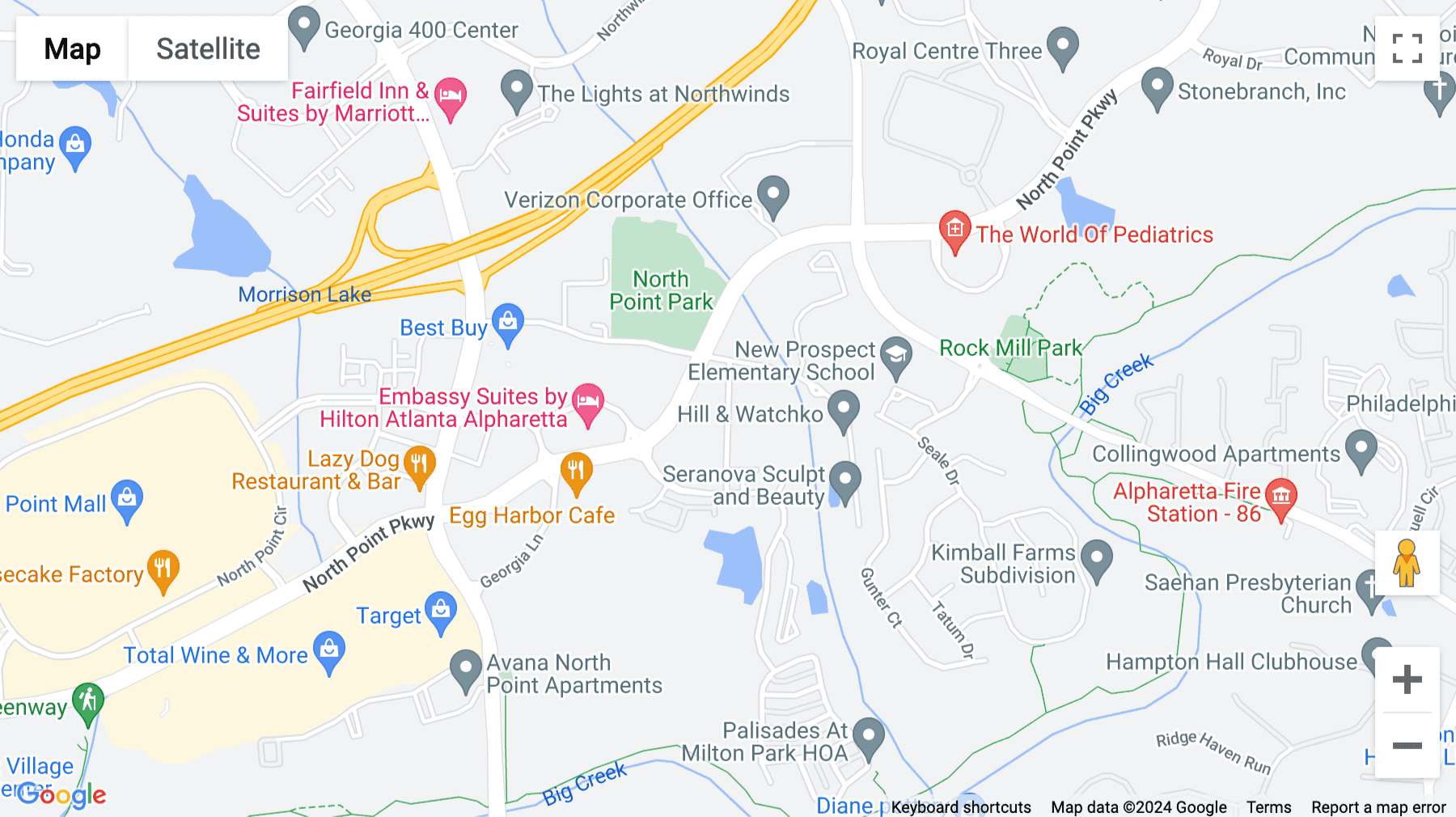 Click for interative map of 11175 Cicero Drive, Suite 100, Atlanta, Georgia, USA, Atlanta