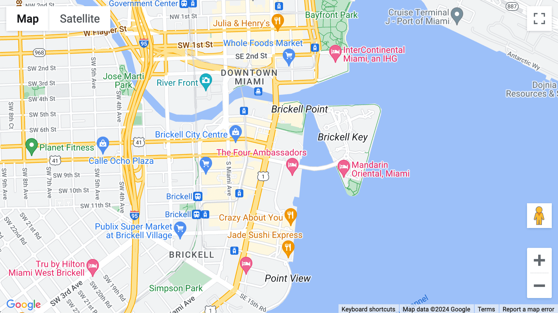 Click for interative map of 777 Brickell Avenue, 5th Floor, Miami, Florida, USA, Miami