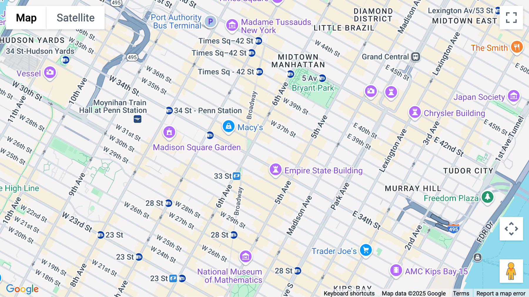 Click for interative map of 31 West 34th Street, New York, New York State, USA, New York