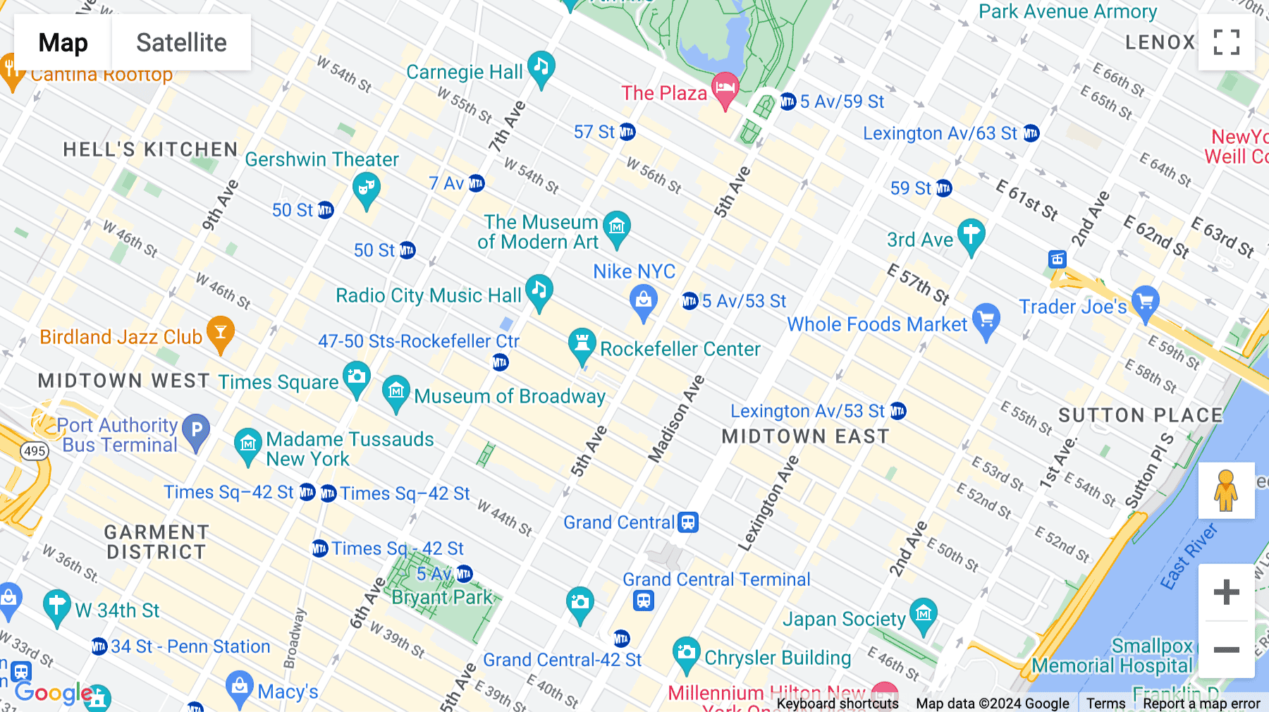 Click for interative map of 630 Fifth Avenue, 20th Floor, New York, New York State, USA, New York