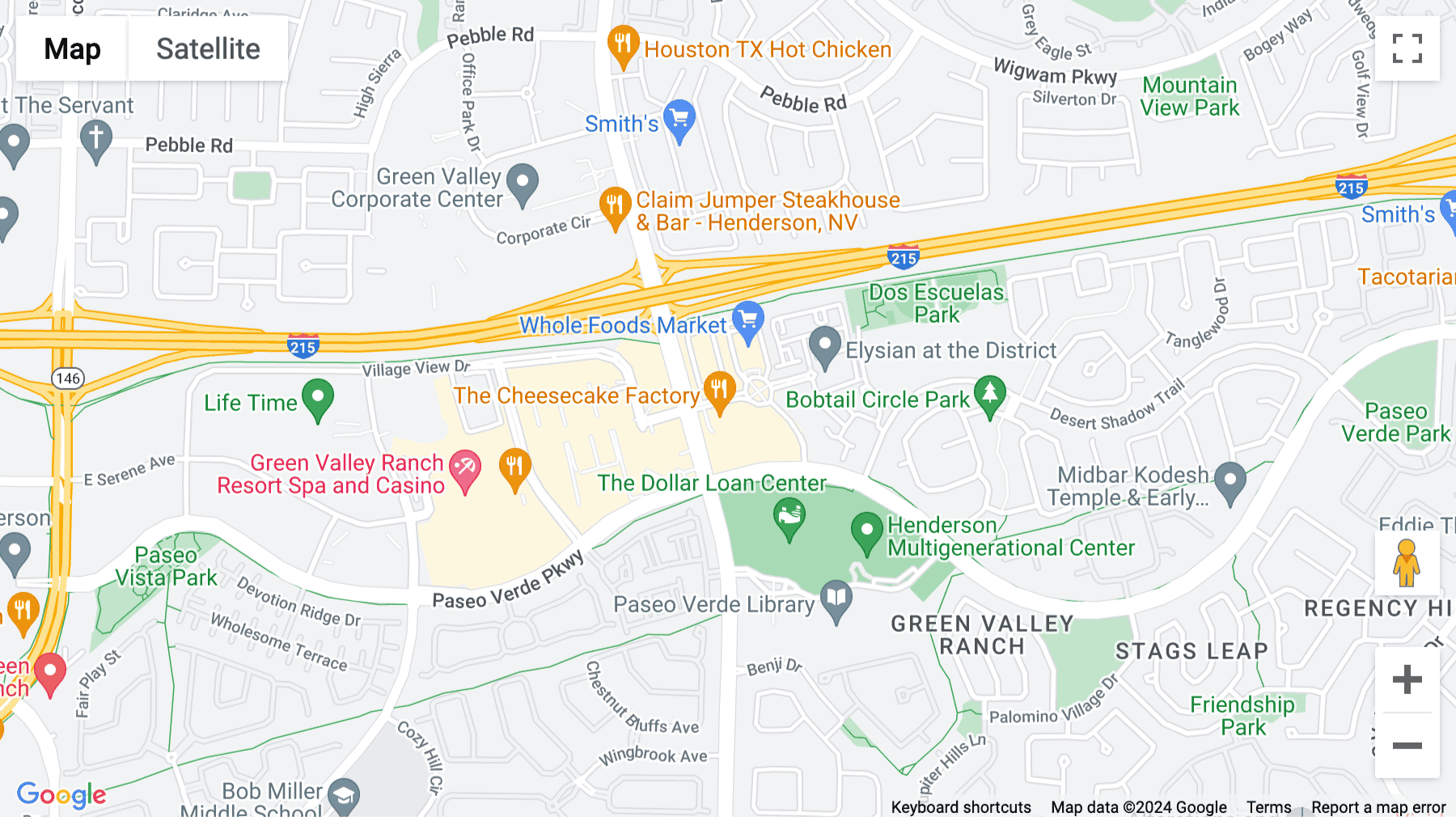 Click for interative map of 170 South Green Valley Parkway, 3rd Floor, Henderson, Nevada, USA, Henderson