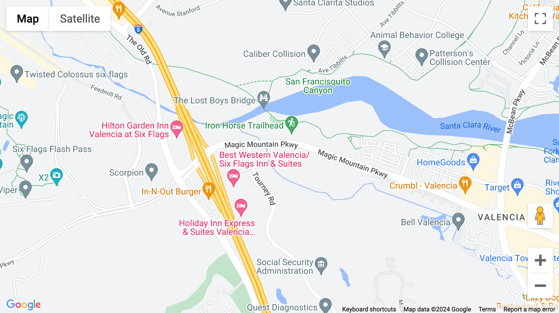 Click for interative map of 25350 Magic Mountain Parkway, Suite 300, Valencia, California, USA, Valencia