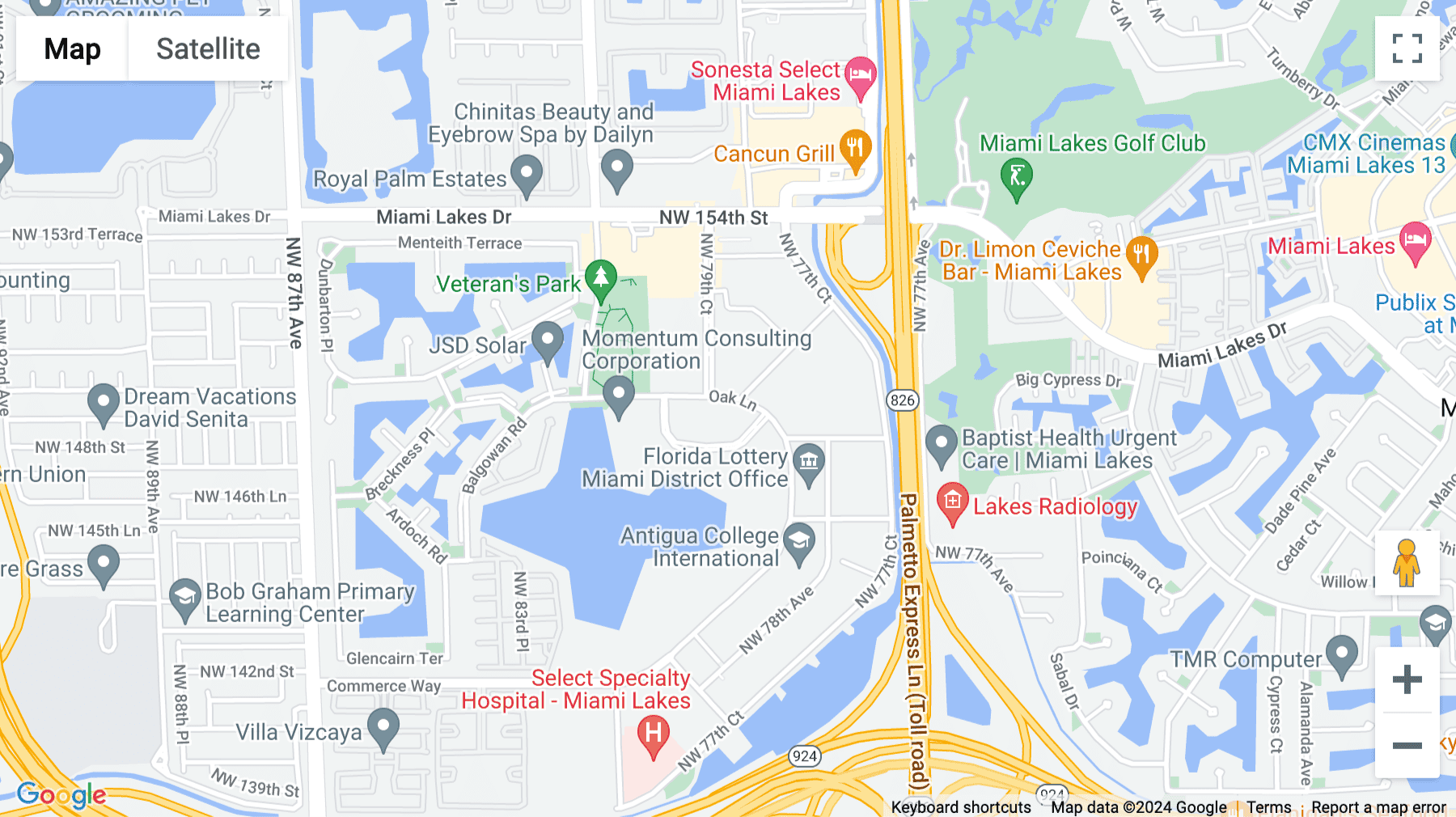Click for interative map of 7900 Oak Lane, Suite 400, Miami Lakes, Florida, USA, Miami Lakes