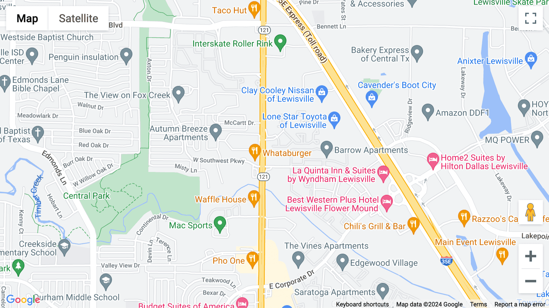 Click for interative map of 405 State Highway 121 Bypass, 250 Suite, Lewisville, Texas, USA, Lewisville