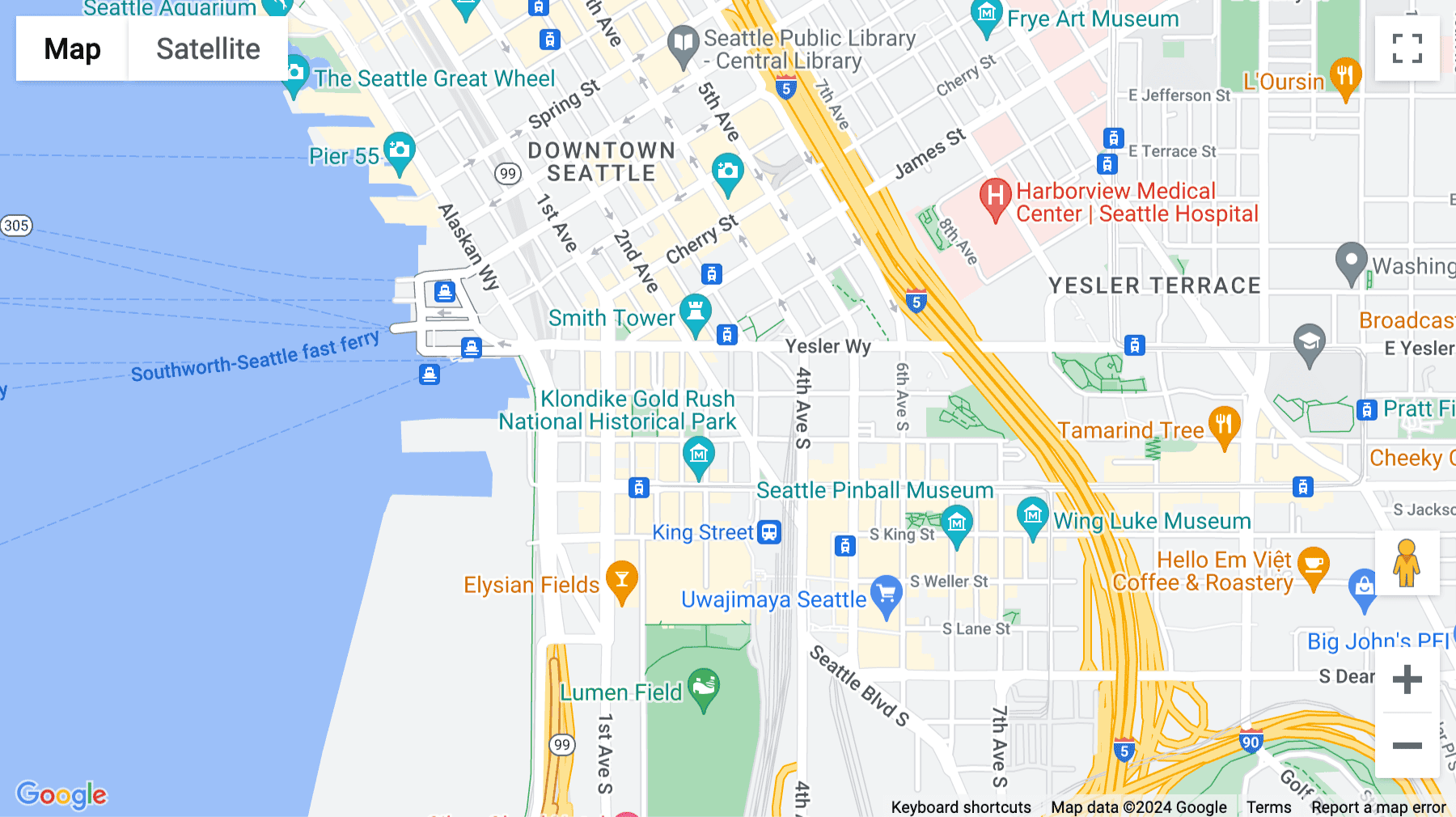 Click for interative map of 506 Second Avenue, 14th & 15th Floors, Seattle, Washington, USA, Seattle