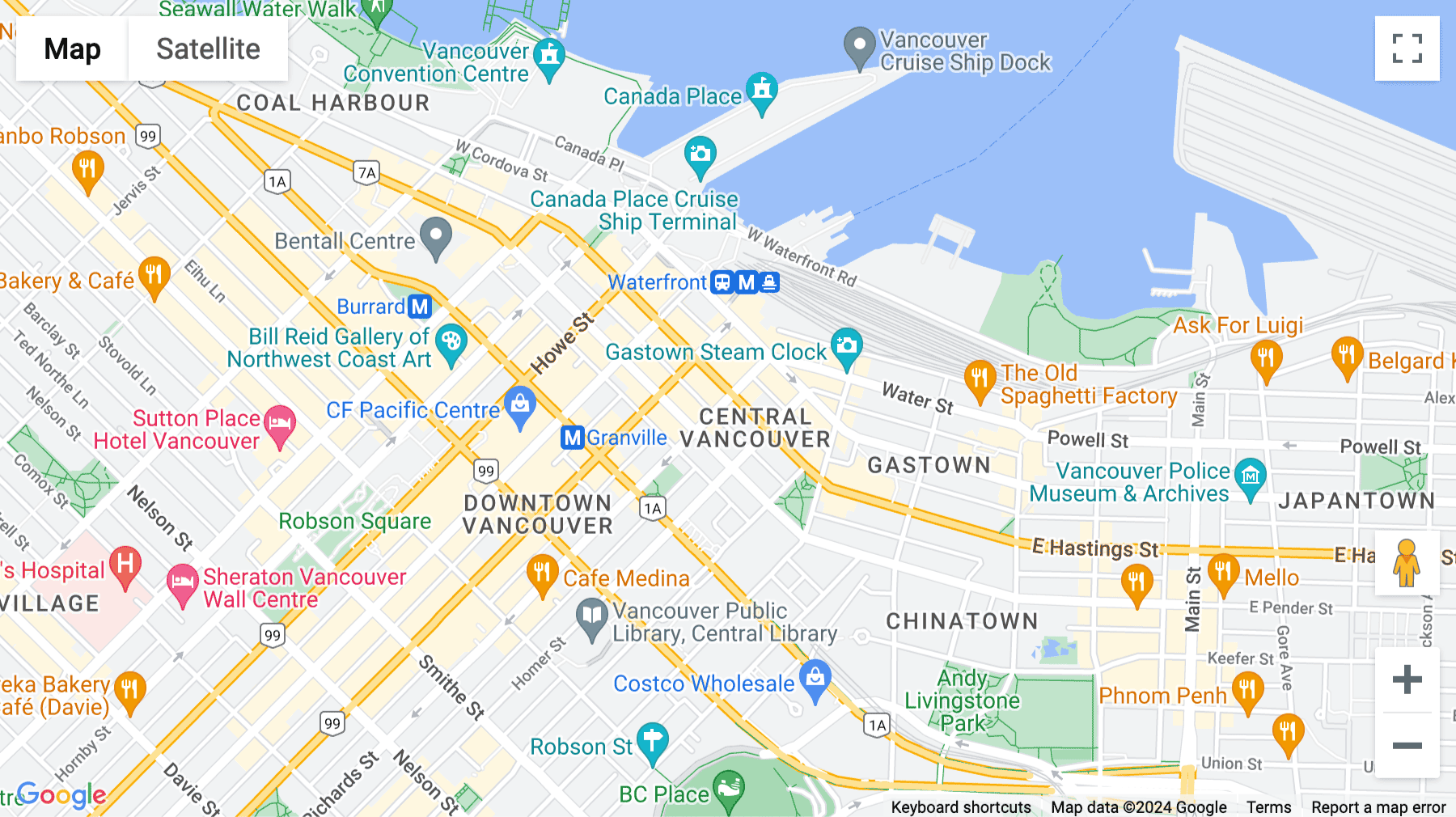 Click for interative map of 160, 422 Richards Street, Vancouver, British Columbia, Canada, Vancouver