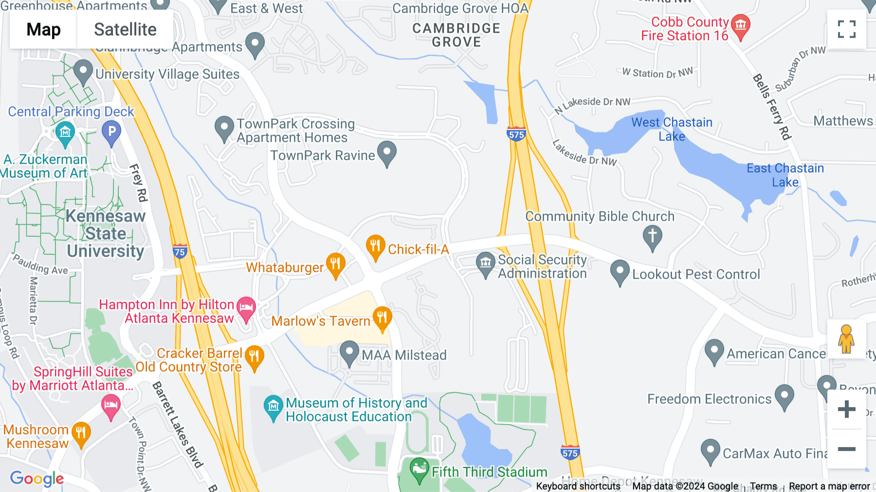 Click for interative map of 125 TownPark Drive, Suite 300, Town Park Center, Atlanta, Georgia, USA, Atlanta