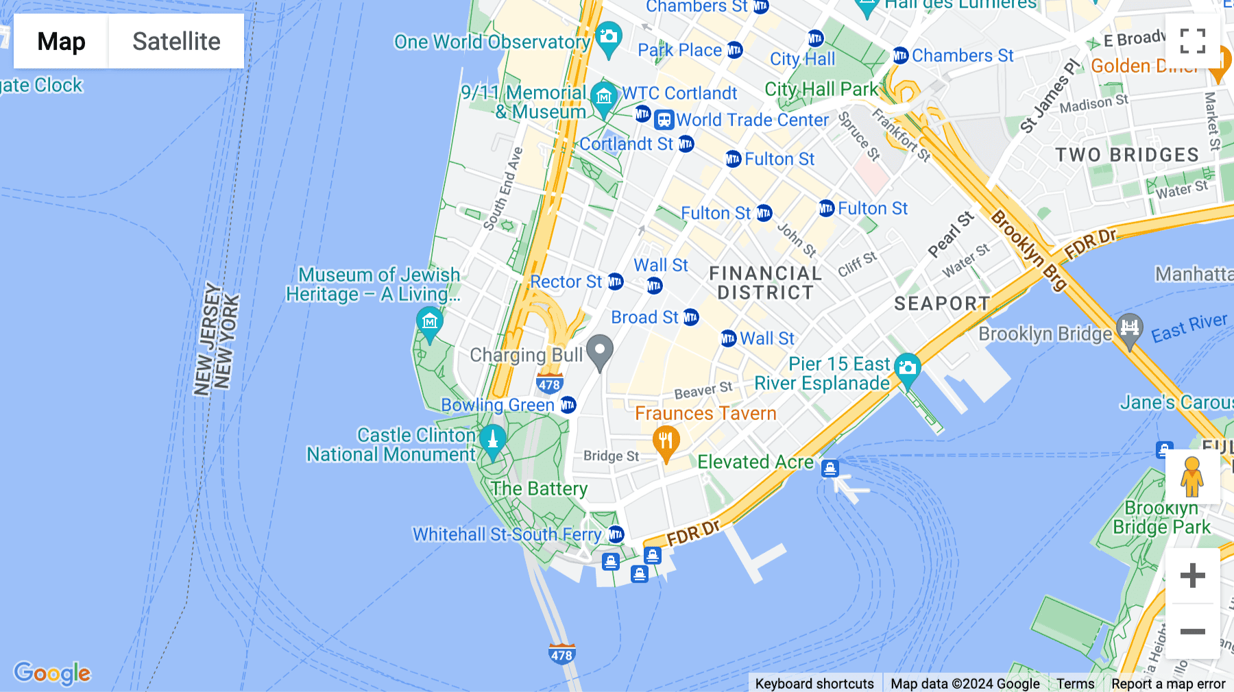 Click for interative map of 42 Broadway, Floor 12, New York, New York State, USA, New York