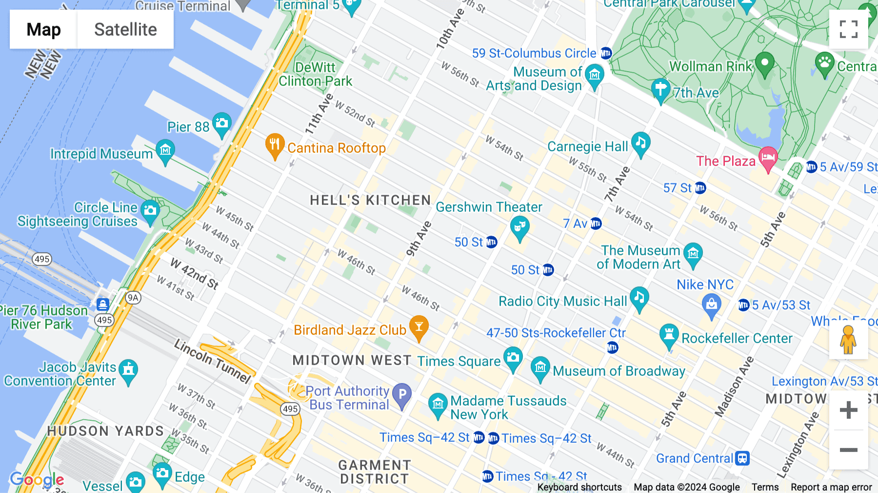 Click for interative map of 353 West 48th Street,  Floor 4, New York, New York State, USA, New York