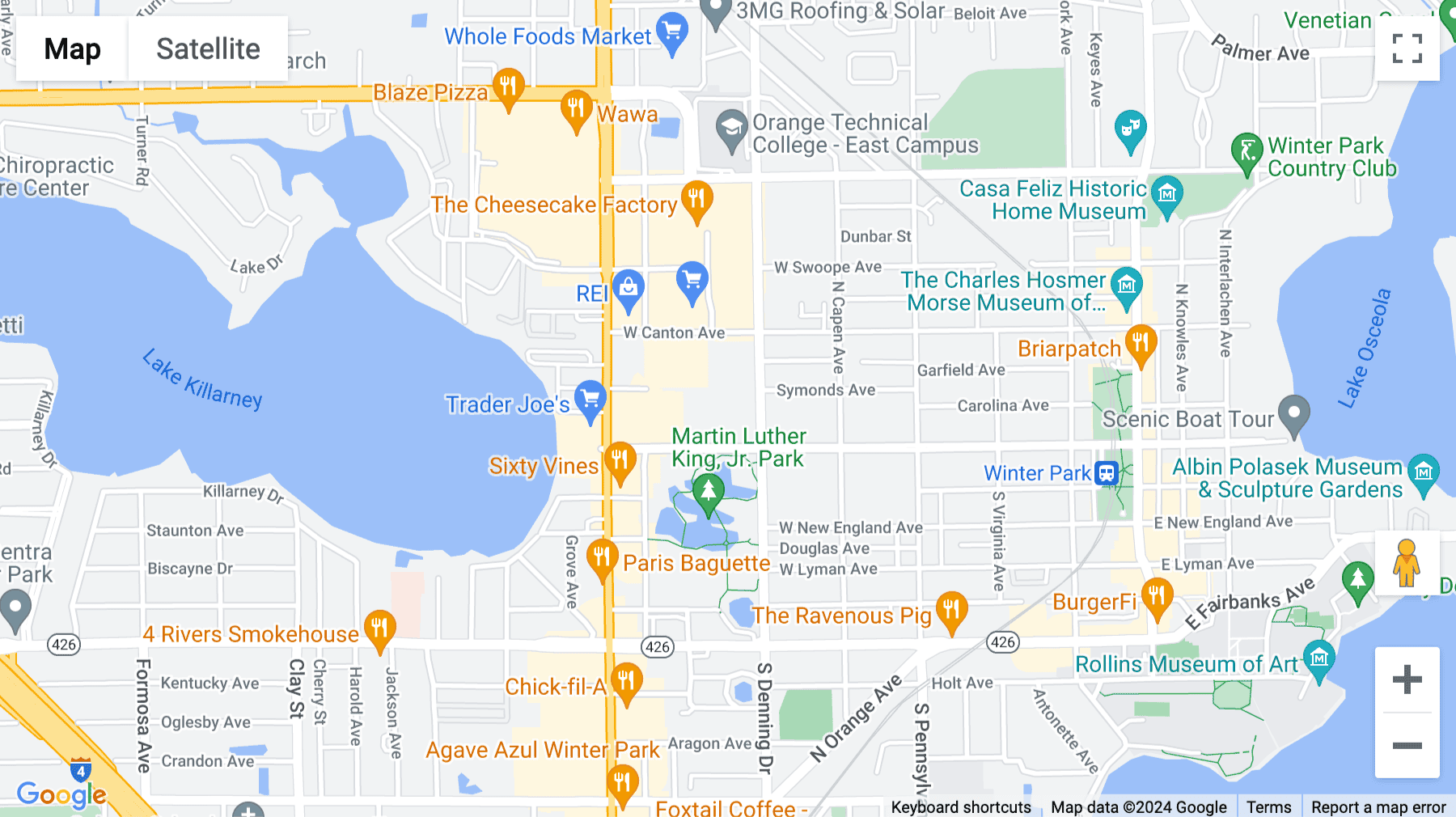 Click for interative map of 941 West Morse Boulevard, Suite 100, Winter Park, Florida, USA, Winter Park