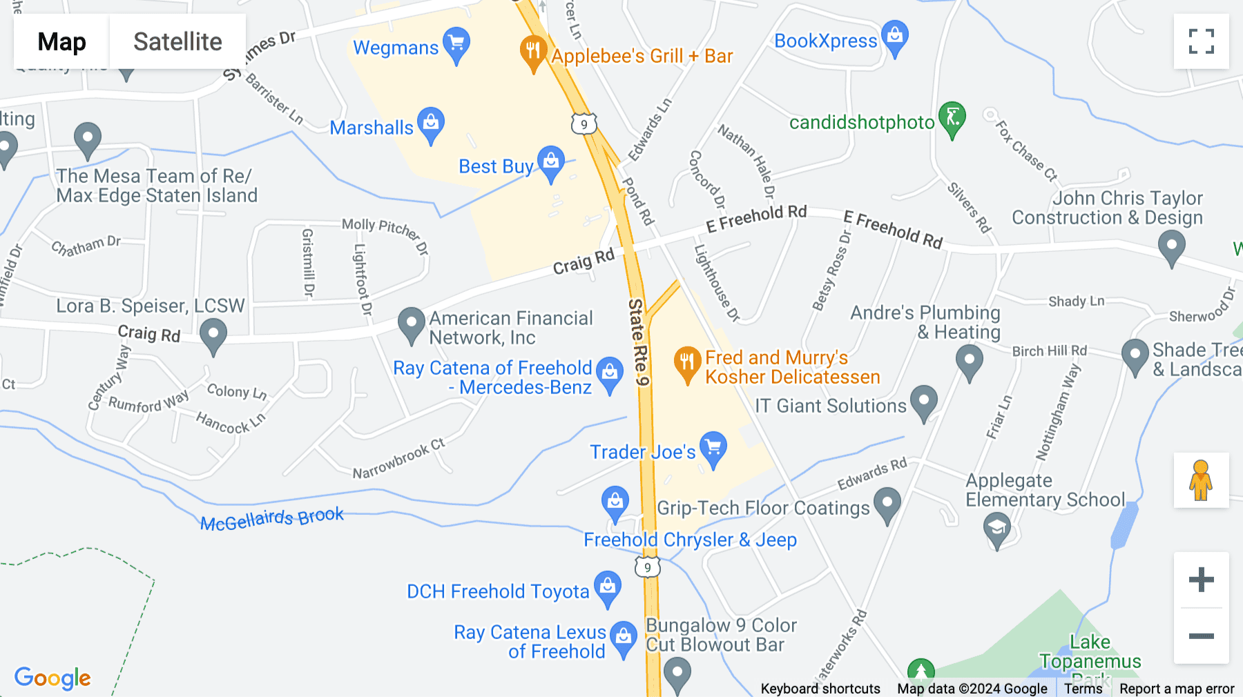 Click for interative map of 4400 Route 9 South, Suite 1000, Freehold, New Jersey, USA, Freehold